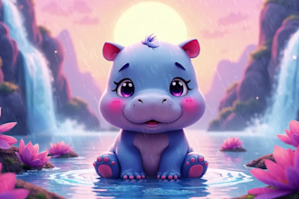 create soothing animations for relaxation videos, carefully designed to evoke