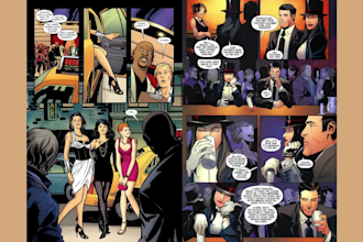 be your comic artist for comic book graphics novels comic page comic storyboard