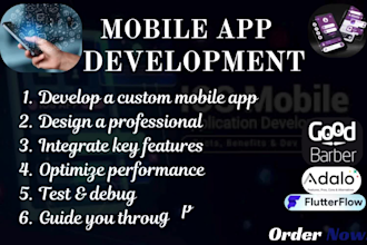 develop create build your mobile app using goodbarber adalo flutterflow glide