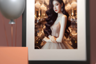 insert your photos into the 3d birthday video