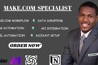 automate business using make com, n8n and airtable