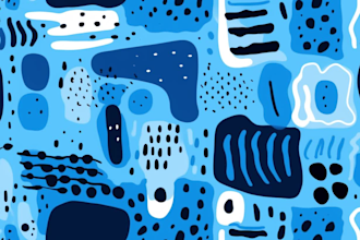 make abstract geometric seamless pattern design