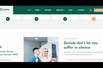 design highend mental health website, counseling psychotherapy website