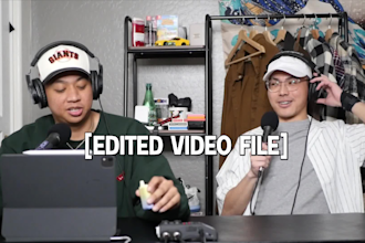 edit your podcast audio and video