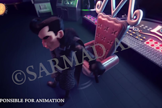 create 3d character animation for games, cinematics and cutscenes