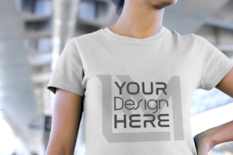 create an amazing t shirt mockup video with your designs