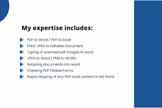 convert PDF to word or scanned image to word
