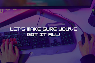 be testing your new game