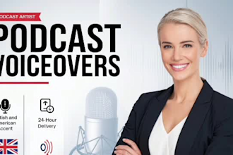 record engaging podcast intros and outros with pro voice audio edit in 24 hours