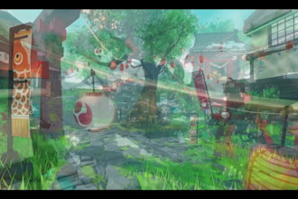 design immersive roblox world, anime city, high details as a roblox map builder