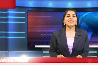 your spokesperson in a breaking news in english or hindi