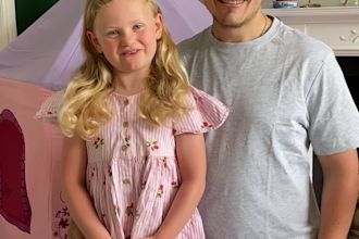 create father and daughter ugc content for socials