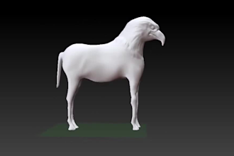 do 3d animal model,3d creature with xgen hair, realistic fur,3d animal animation
