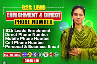 enrichment b2b lead cell phone number direct phone number