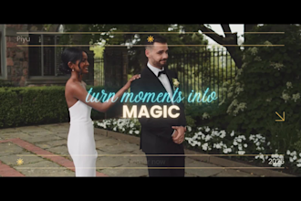 create stunning wedding video film