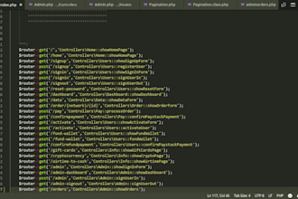 write and edit any PHP script
