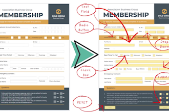create a fillable PDF form excel word or PDF