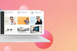 develop html website design, react front end, react hooks website, react saas