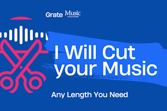 cut or loop your music to any length you need within 1 hour