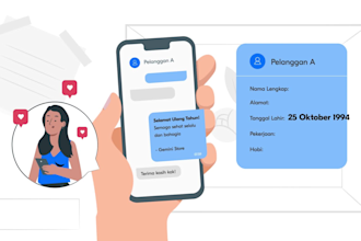 create a 2d animated video for profile company