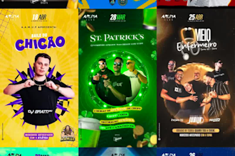 do your flyer event in motion graphics