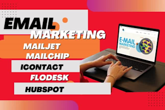 email marketing, flodesk, icontact, hubspot mailchimp, mailjet