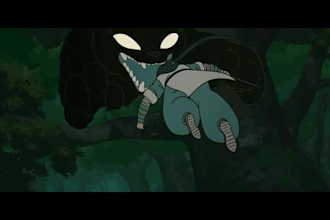 2d anime style animation 2d animation 2d fighting anime animation