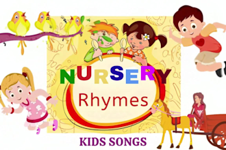 bold and easy children coloring book kids story book illustration for amazon KDP