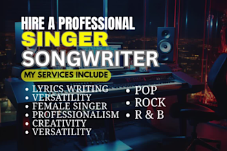 be your female afobeat, afro house singer, songwriter and vocalist