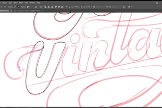 do handdrawn lettering typography retro vintage logo 6hours