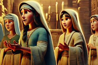 create ai animated bible history video for youtube channel