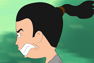 create professional 2d animation for kids, explainer and story video