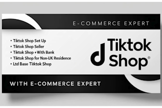create tiktok shop, UK tiktok shop, USA tiktok shop account, tik tok shop