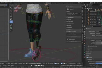 add 3d rig to your 3d character on blender