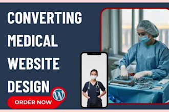 design responsive medical med spa healthcare doctor dentist home care website