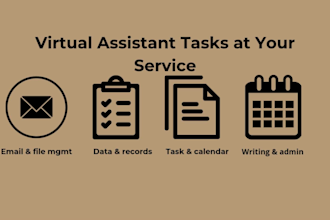 be your reliable virtual assistant for admin tasks