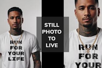 animate your still image to video mockup
