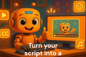 turn your script or idea into a professional ai video