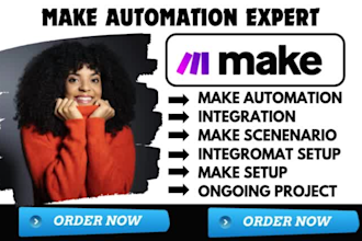 setup make com automation make com scenario made com integromat zapier fix error