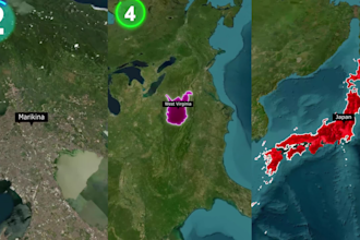 create map animation video using geo layers 3