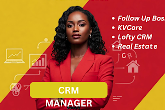 setup zoho CRM lofty CRM follow up boss kvcore real estate CRM chime idx website