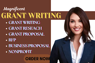 grant research, grant writing, grant proposal, business plan, grant application