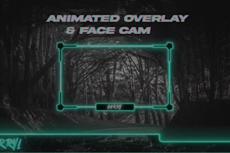 make animated anime stream packs and overlays