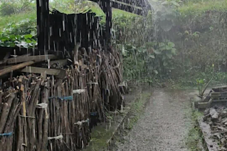 short video of rain in indonesia