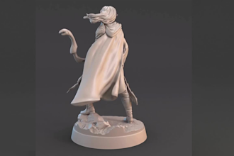 design 3d character model 3d action figure 3d miniature for 3d printing 2d to 3d