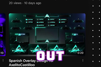 design animated custom twitch, kick overlay within 24 hours