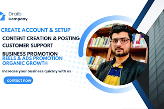 create and manage all social media accounts and campaigns