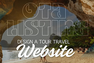 build tour  travel agency website for ota listing integrate bokun wix wordpress