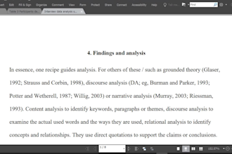 analyse questionnaires, surveys and interviews