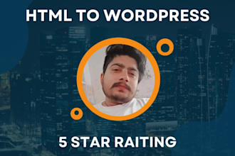 convert html to wordpress